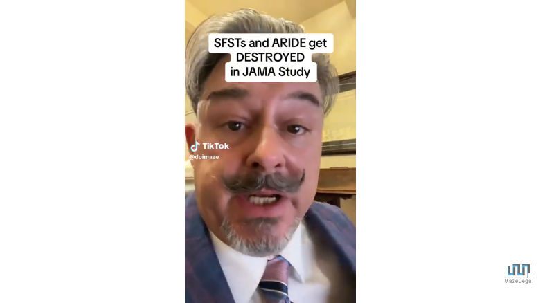 AMA Proves Field Sobriety Tests Don't Work